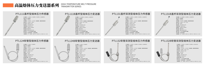 温熔体压力变送器系列 温熔体压力变送器系列