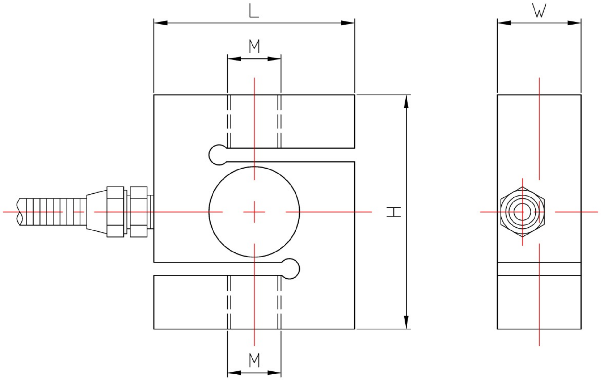 LCZ-204C尺寸图 LCZ-204C尺寸图