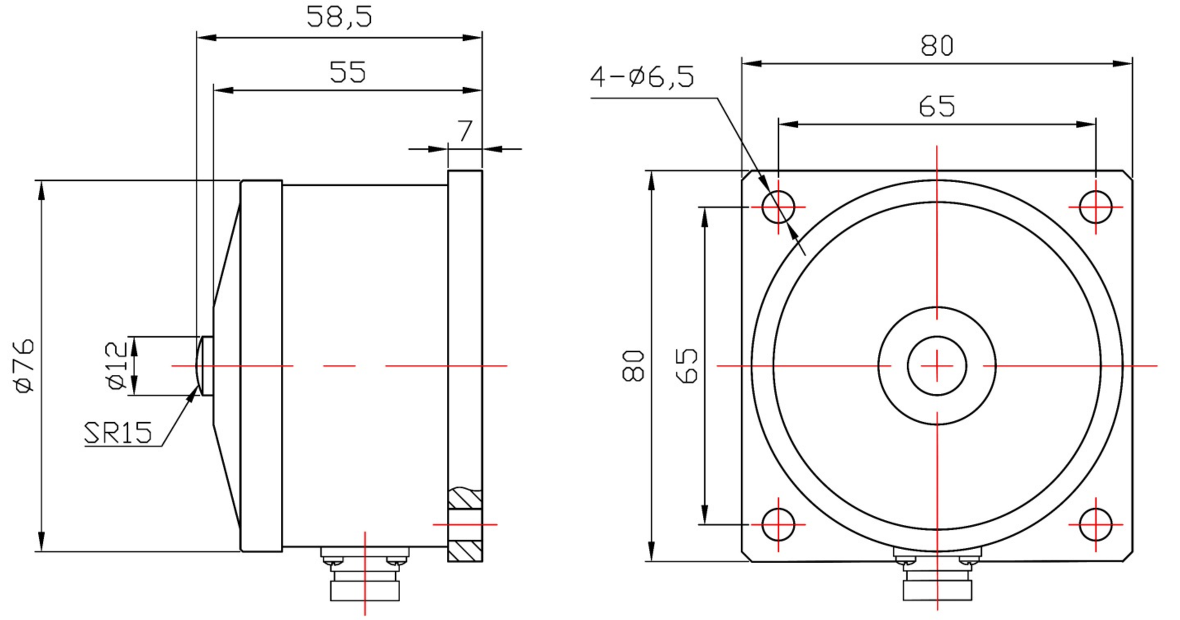 LCZ-111A尺寸图 LCZ-111A尺寸图