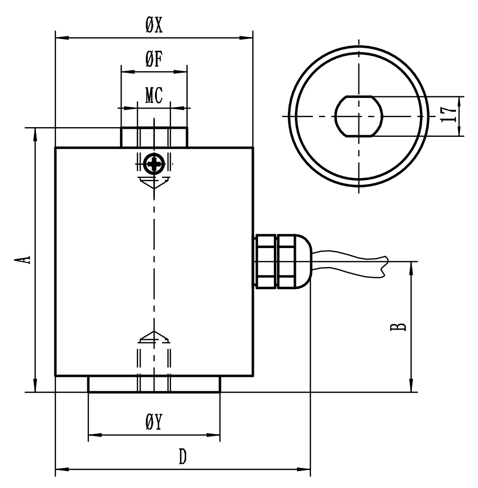 LCZ-202E尺寸图 LCZ-202E尺寸图