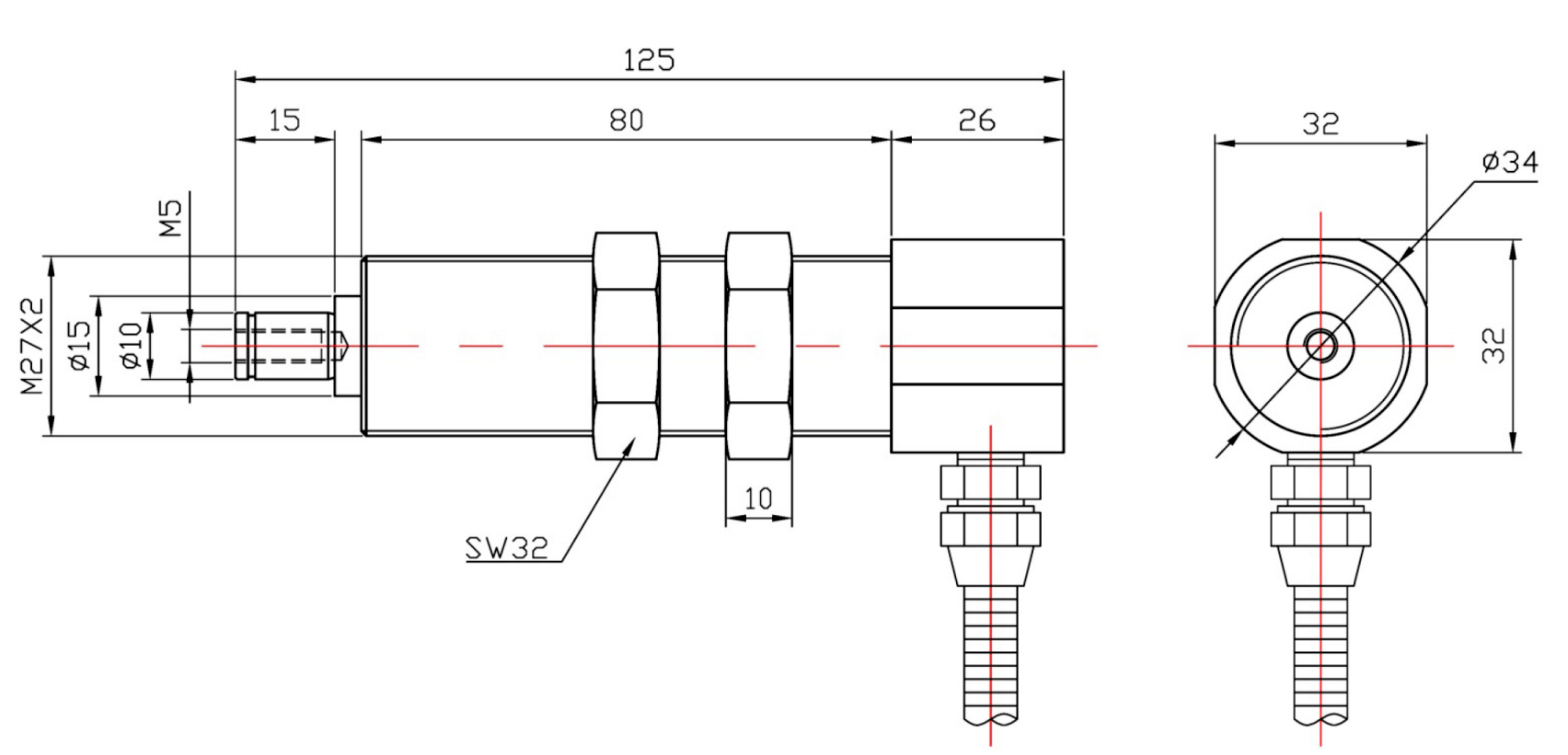 LCZ-406A尺寸图 LCZ-406A尺寸图