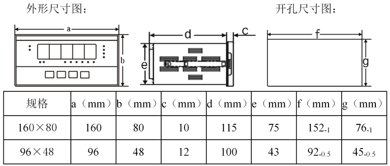 CHB尺寸图 CHB尺寸图
